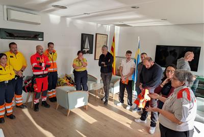 El Port del Garraf posa a prova el seu pla d’autoprotecció amb un simulacre d’incendi i vessament de combustible. Generalitat de Catalunya
